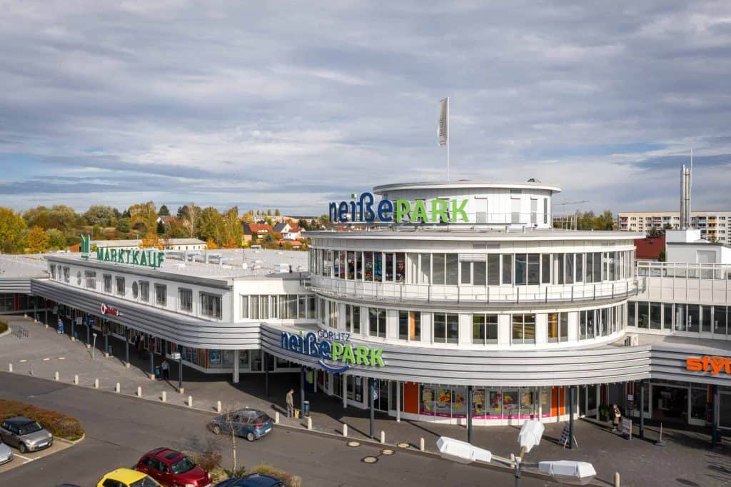 Drohnenfotografie | Luftbildaufnahme Neißepark Center Görlitz