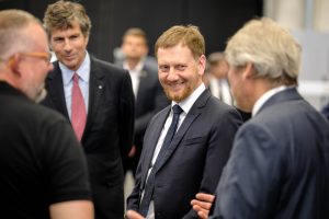 Besuch Ministerpräsident Michael Kretschmer bei Trumpf GmbH